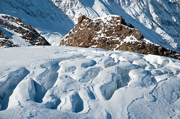 istock Glacier with crevasses and seracs 508853529