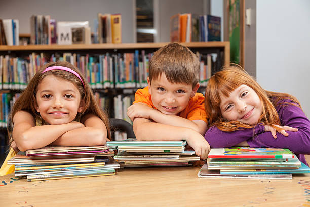 istock Happy Kids at the Library 508853663