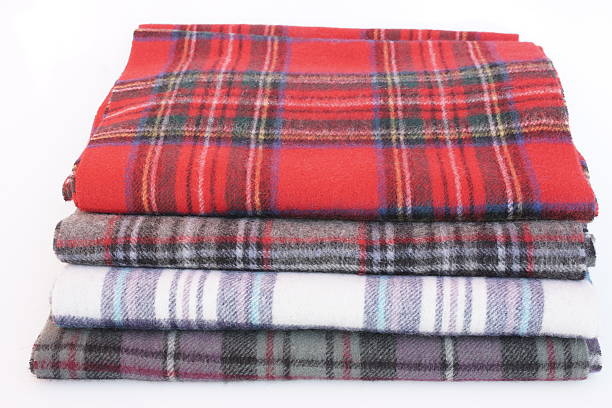 istock Multicolored Tartan Scarves 508857829