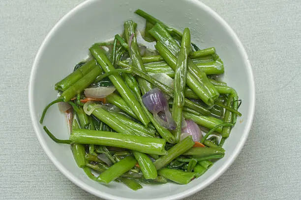 morning-glory vine fried in garlic, chili and bean sauce