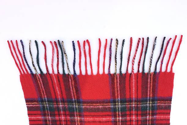 istock Warm and soft red Tartan Scarves 508858871