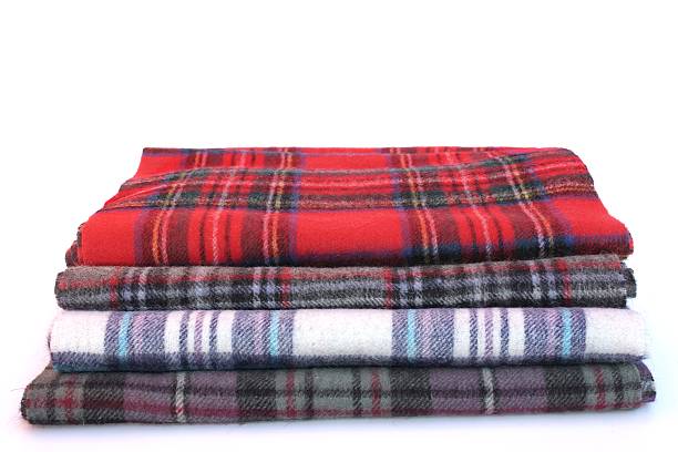 istock Multicolored Tartan Scarves 508859701