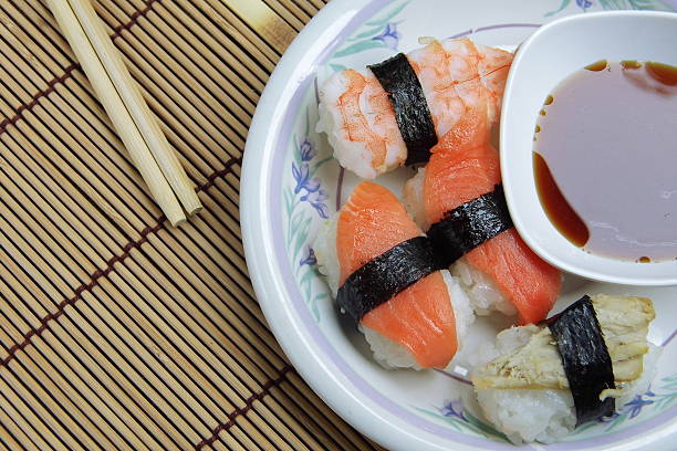 istock Salmon Sushi - Seafood Sushi 508860500
