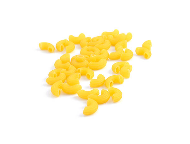 istock Raw Elbow Macaroni (Gomiti Pasta) Isolated on White Background 508879820