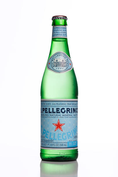 Bottle Of Mineral Water Stock Photo - Download Image Now - San Pellegrino,  Merchandise, Water - iStock