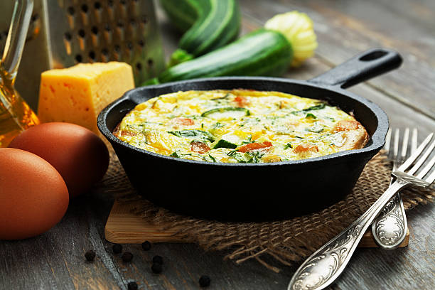 istock Baked zucchini with chicken and herbs 508884061