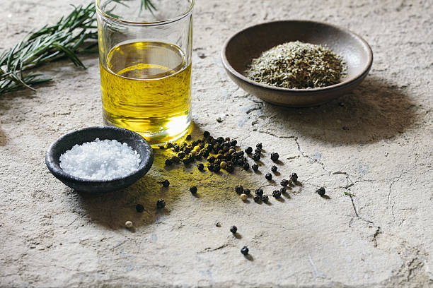 istock Olive oil, sea salt and herbs 508886635