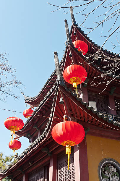 istock temple building hanging red lanterns 508888081