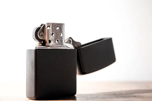 Black matte zippo windproof lighter