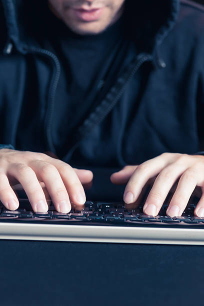 Man writing on keyborad computer Image of social active man writing on keyboard computer keyborad stock pictures, royalty-free photos & images