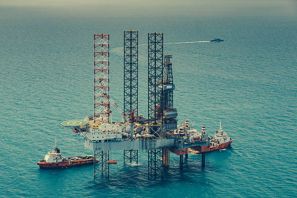istock Offshore oil rig drilling gas platform 508900494