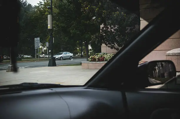 Photo of Looking out a car window