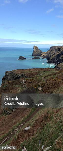 Cornwall Coast View Stock Photo - Download Image Now - Backgrounds, Bay ...