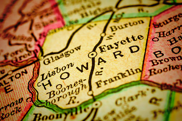 istock Howard | Missouri County maps 508903030