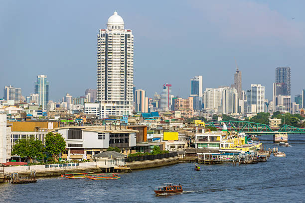 istock View of Bangkok downtown from Chao Phraya river 508904861