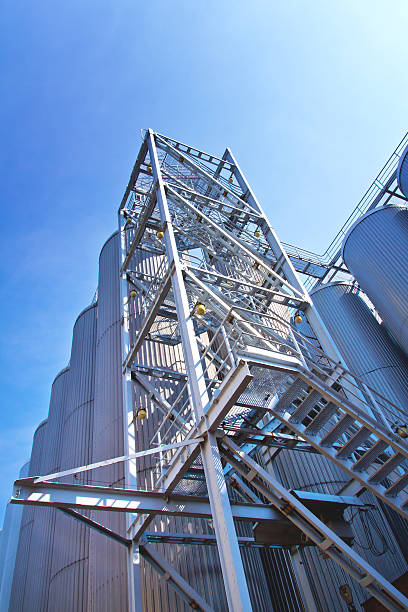 istock Staircase to the silo 508908089