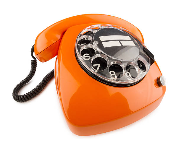 istock orange retro phone 508908117