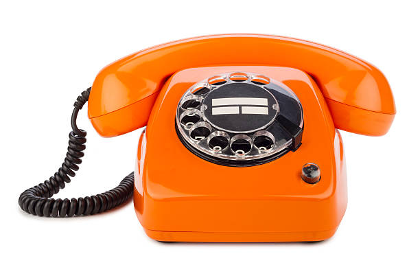 istock orange retro phone 508908119