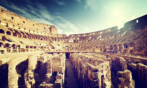 Colosseum in Rome, Italy Colosseum in Rome, Italy inside the colosseum stock pictures, royalty-free photos & images