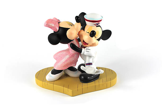 Minnie and Mickey Mouse 'Shipmates' Disney Cruise Line figurine stock photo