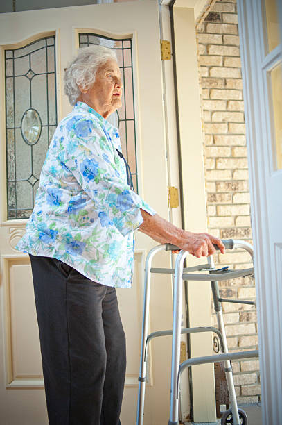 istock Elderly Woman with walker 508910617