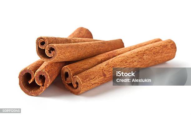 Fragrant Cinnamon Sticks Stock Photo - Download Image Now - Cinnamon, Cut Out, Stick - Plant Part