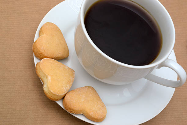 istock Close- up of coffee cup and cookies 508914014