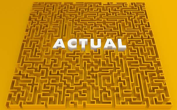 istock Labyrinth with actual word yellow 508914874