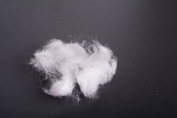 istock Cotton white ball against a dark background 508917320