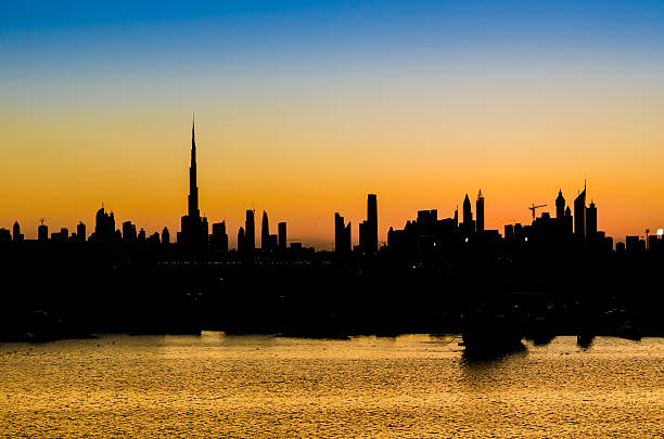 istock High rise buildings during sunset in Dubai 508918288