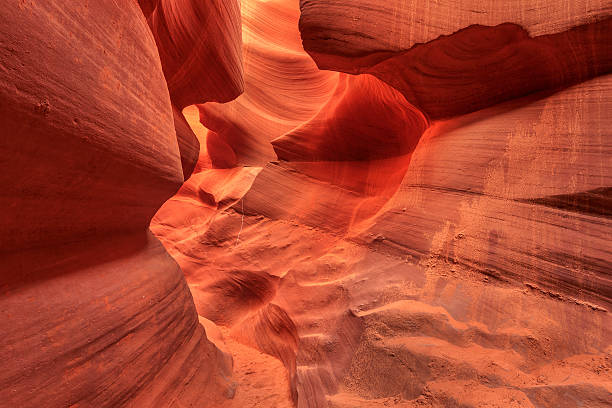 антилопа каньон, аризона, сша - rock pattern canyon usa стоковые фото и изображения