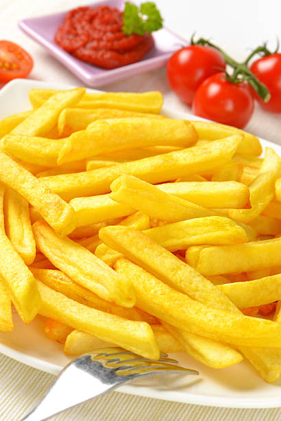 istock French fries with tomato sauce 508921526