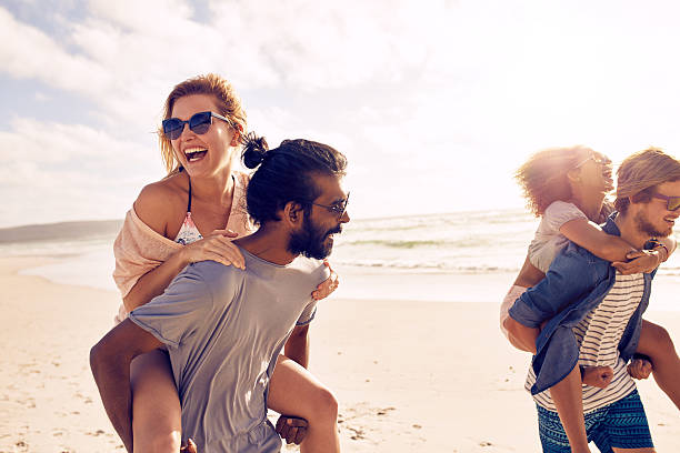 istock Young people having fun on the beach 508921790