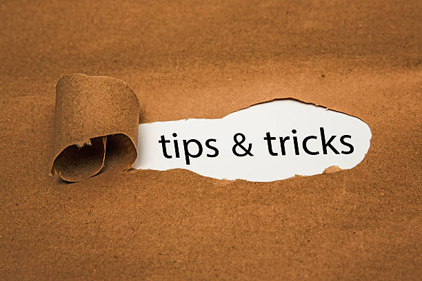 tips and tricks tips &tricks  torn papper magic trick stock pictures, royalty-free photos & images