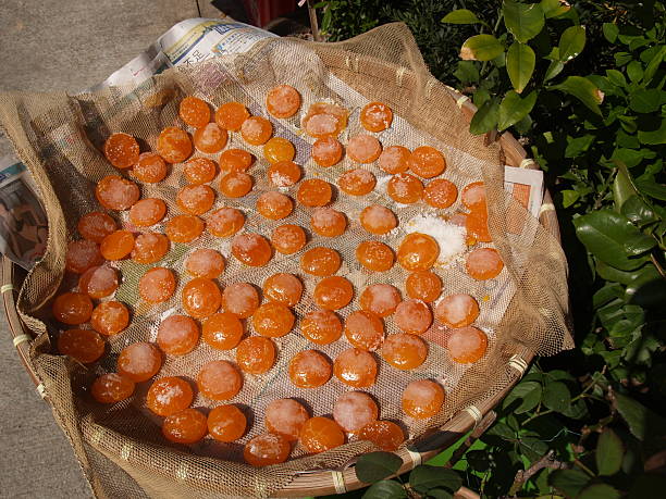 istock Sun dried salted duck's egg yolk 508937751