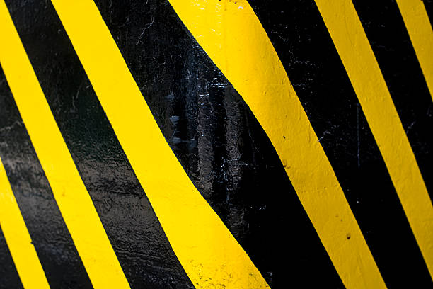istock Black and yellow stripes 508937791