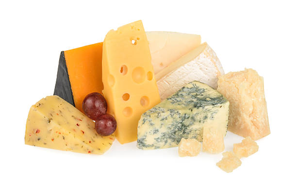 istock Various types of cheese isolated on white 508938214