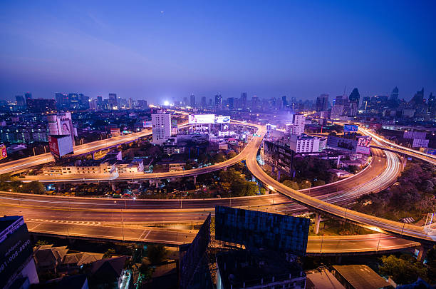 istock Bangkok city day view with main traffic 508938675