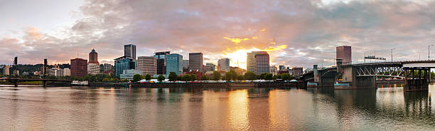 istock Downtown Portland cityscape in the evening 508938749