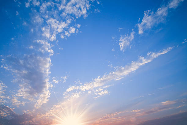 istock Scenic orange sunset sky background 508938803