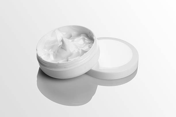 istock Cosmetic Cream Pack Mockup on white reflective background 508939414