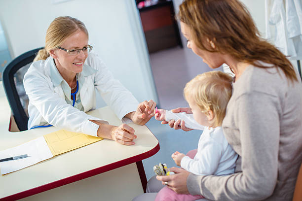 istock Female pediatrician with little patient 508948718