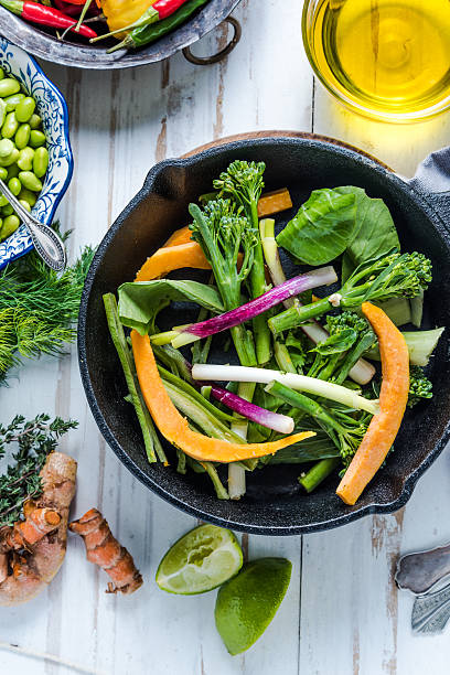 Stir fry vegetables from above