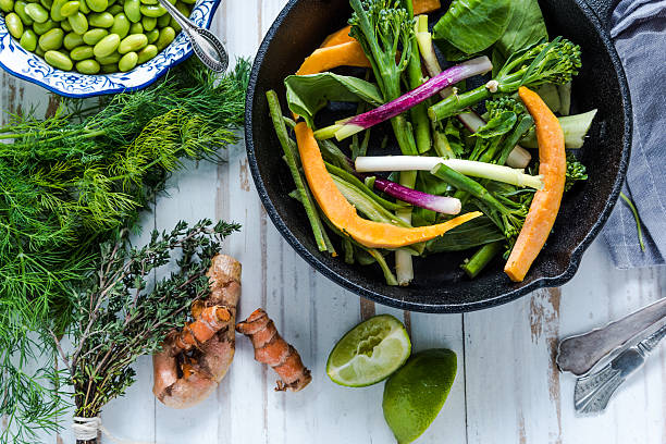 Stir fry vegetables from above