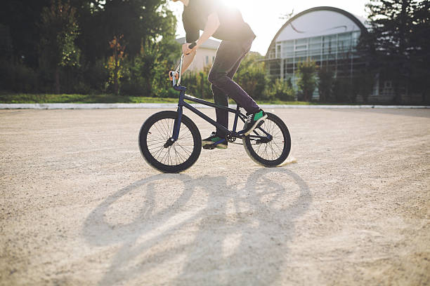 istock Young BMX bicycle rider 508953130
