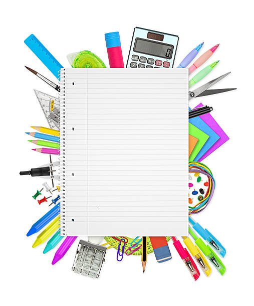 istock school / office supplies on white background 508953690