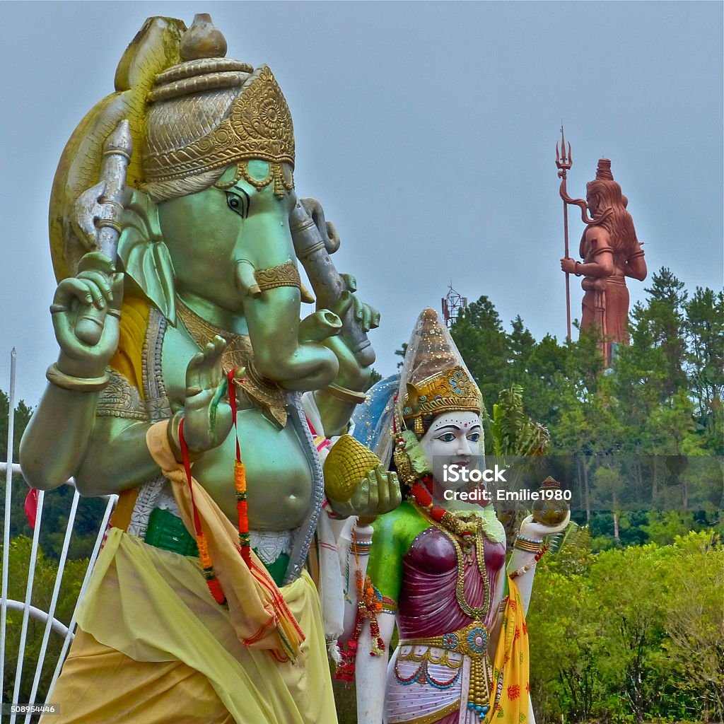 Mauritius Great Basin Ganesh Shiva Statue Stock Photo - Download ...