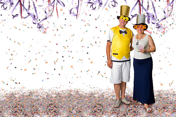 istock Couple at Carnival party 508956284