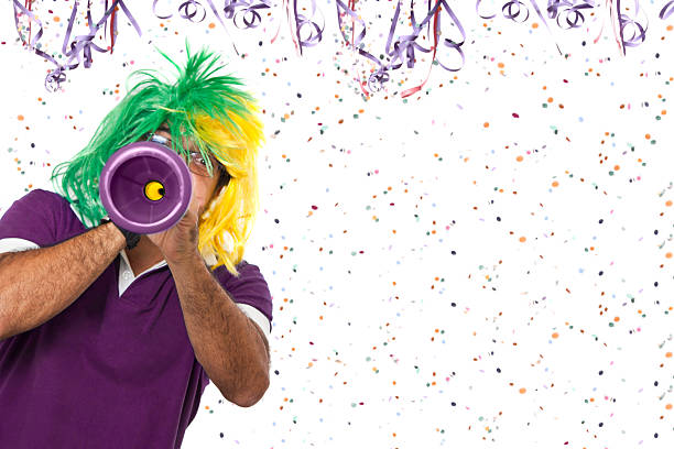 istock Brazilian Carnival with a horn 508956404