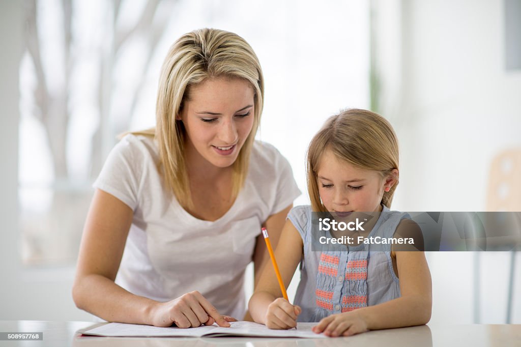 Mother Spending Quality Time with Her Daughter Teacher her daughter is important to her. 20-24 Years Stock Photo